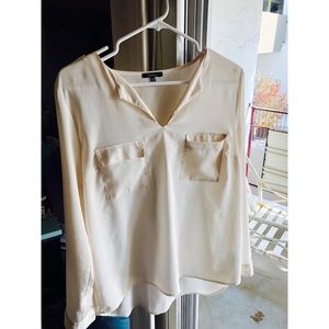 Cream blouse perfect for work!